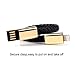 GVUSMIL USB Leather Charging Bracelets Portable Braided Wrist Band Bracelet Cable Data Charger Cord for iPhone(hematite metal+black leather) (A1) (A2)