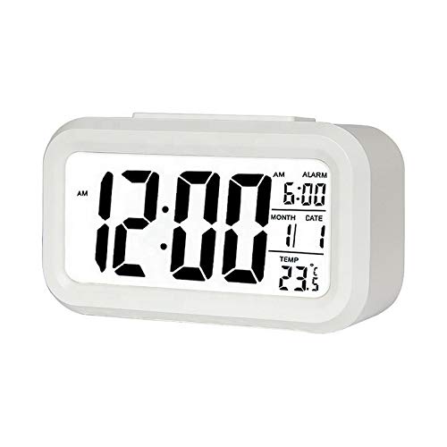 Buy V2A Plastic Alarm Clock (White) Online at Low Prices in India