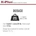 K-Plus Potassium Citrate Plus Cranberry Supplement for Dogs - UTI Remedy Chewable Tablets - Supports Bladder Health - For Every Dog Breed (100 Tabs)