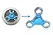 LOLLDEAL EDC Fidget Spinner High Speed Stainless Steel Bearing Helps Focus, Stress, Anxiety, Boredom (Blue)