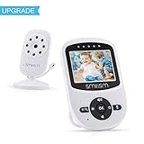 [UPGRADED VERSION] Video Baby Monitor with Digital Camera, 2.4'' LCD Display, Infrared Night Vision, Temperature Monitoring, Two Way Talkback Function and Lullabies