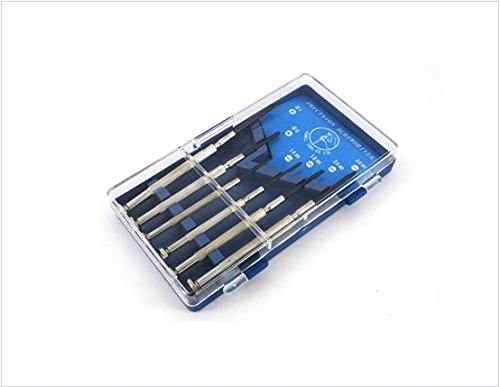 6 Piece Precision Screwdriver Set (Silver)