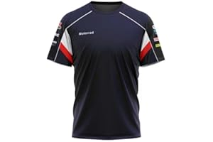 EPROGUA for BMW Motorrad World Team Racing Superbike Motorcycle Locomotive Riding Quick Dry Summer T-Shirt Mens Short Sleeved S-5XL