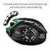 Baitcasting Reels, 18 LBs Carbon Fiber Drag Baitcaster Reels With Aluminum alloy Line cup,19+1 Stainless BB - 9.1:1 Gear Ratio Fishing Reels