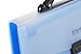 Snail&Hawk 13-Pockets Poly Accordion Expanding File-Folder with Handle,A4 Size,Buckle Closure (Blue)