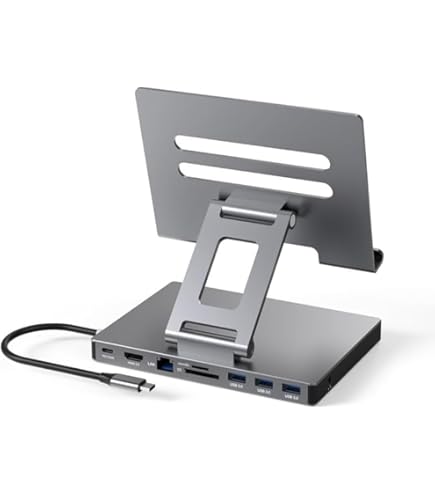 Amazon.com: Satechi USB C Hub, iPad Pro USBC Hub, Aluminum Stand