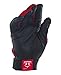 Under Armour Boys' Clean-Up VI Baseball Batting Gloves,Red (600)/White,Youth Medium
