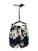 Choies Women's Chiffon Deep V Neck Floral Back Cross Tie Waist Playsuit M