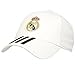 adidas Real Madrid 3 Stripes Cap (White) (OSFM)