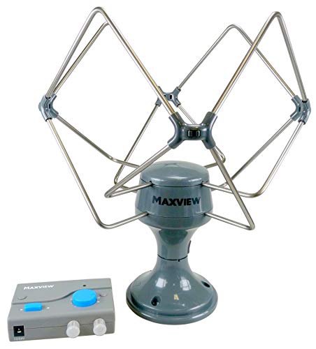 Maxview B2344/T Omnimax Pro Truck 12/24 V Dc Omnidirectionnel Uhf TV/Fm Hgv – Blanc