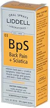 New - Liddell Homeopathic Back Pain Sciatica - 1 fl oz