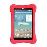 SIMPLEWAY LG G Pad 7.0 Case - Light Weight Kids Friendly Shock Proof Case for LG (G Pad F7.0) 7 Inch Tablet (Red)