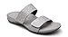Vionic Womens Samoa Slide Pewter Sandal - 9 M