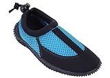 New Starbay Brand Toddler's Blue & Black Athletic Water Shoes Aqua Socks Size 9