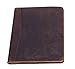 KomalC Leather Portfolio Folder Personal Organizer Full Grain Leather Luxury Padfolio Business Portfolio Notepad (Padfolio Business)