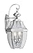 Livex Lighting 2251-91 Monterey 2 Light Outdoor Brushed Nickel Finish Solid Brass Wall Lantern with Clear Beveled Glass
