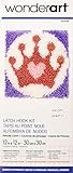 Wonderart Princess Crown Latch Hook Kit, 12" X
