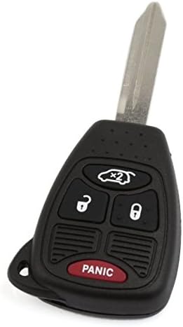 OEM Electronic Dodge Keyless Entry Remote Key Fob Combo 3-Button (FCC ID: OHT692427AA, KOBDT04A)