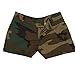 Rothco Women's Short Shorts, Woodland Camo, Small