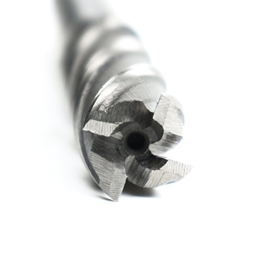Atoplee 6pcs HSS CNC 4 Flutes End Mill Cutter Milling Machine Cutter Drill Bit 1/8" 5/16" 3/16" 5/8" 1/4" 1/2"