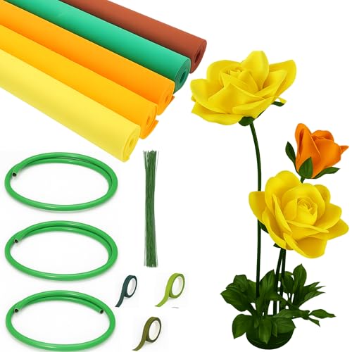 Fuyoooo 111 Pcs Giant Flowers DIY Making Kit, Include 13