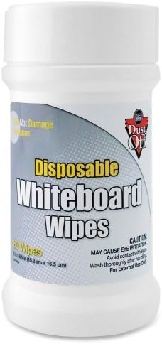 Wholesale CASE of 20 - Falcon Safety Whiteboard Wipes-Whiteboard Wipes, Disposable, 80 Wipes