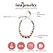 ima-jewelry Chewable Silicone Baby Teething Necklace BPA Free | Chew Beads - Safe for Baby | Chew Bead Necklace