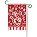 BreezeArt Folk Valentine Garden Flag #32628
