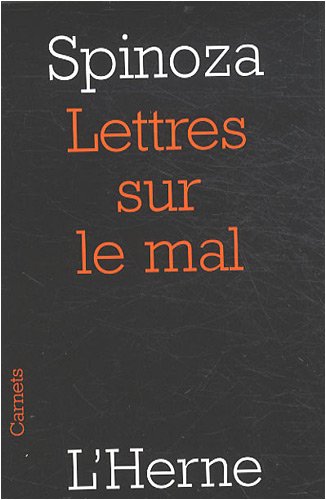 Lettres sur le mal
