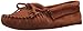 Minnetonka Women's Kilty Suede Softsole Moccasin,Brown,9.5 M US