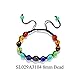 Gogolan Womens Mens Beaded Bracelets Stone Lava Rock Healing Balance Round Braided
