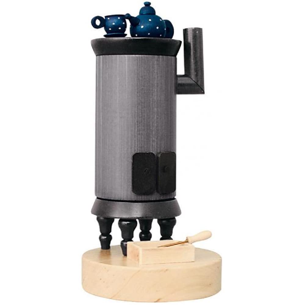 Rudolphs Schatzkiste Smoking figure iron stove 22 cm smoke figure Räuchermännel smoking man Erzgebirge