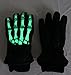 N'Ice Caps Kids Glow in the Dark Skeleton Print Thinsulate Waterproof Gloves