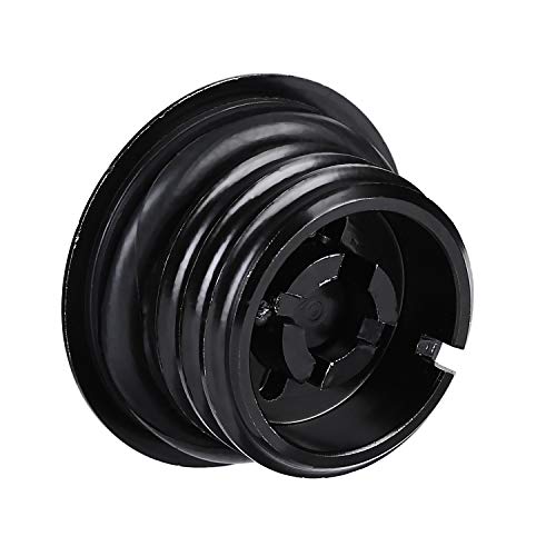 CICMOD Flush Pop Up Reservoir Gas Cap Vented Fuel Tank Screw for Harley Davidson Black