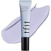 TFIT Cotton Veil Makeup Base - Flawless Coverage for Dull Skin, Tone up Corrector, Lightweight, All Skin Type, Korean Makeup, 02 Lively Purple, 1.05 Oz.