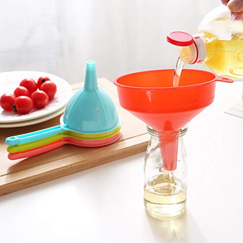 Itlovely Plastic Filling Funnel Spout Pour Oil Tool Petrol Diesel Car Styling for Car Motorcycle Truck Vehicle