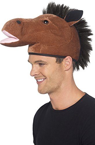 Smiffy's Men's Horse Hat with Mane