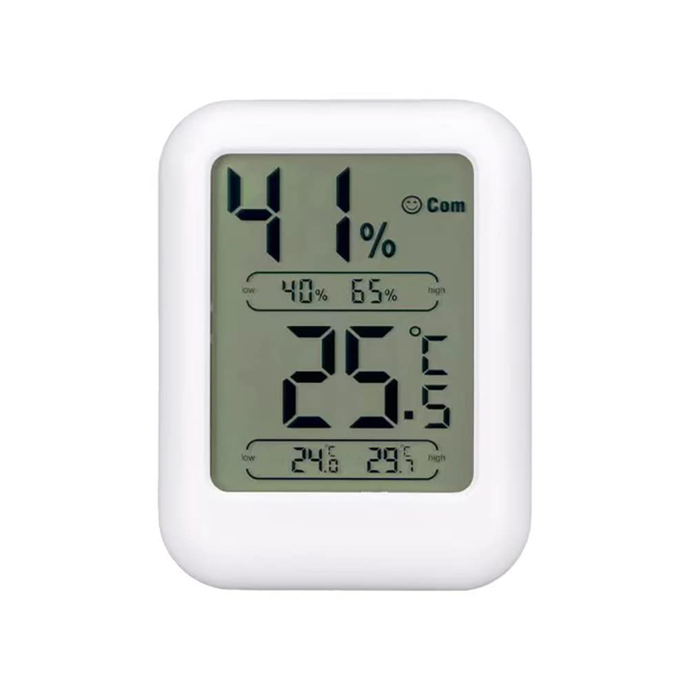 Digital Room Thermometer Indoor Thermometer Hygrometer Temperature Humidity Meter Digital Thermometer Hygrometer Mini Temperature Monitor Humidity Meter with Max MIN