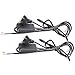 Lamp Cord Set with Molded Plug Lamp Cord Has Button Switch, Plug,Stripped Ends Ready for Wiring Stripped Ends Ready for Wiring -6 Foot （Black）,