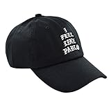I Feel Like Pablo Cap Cool Dad Hats Soft Baseball Cap (Black)