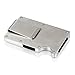 Money Clip Men Metal Wallet Credit Card Business Card Holder 77.5g by JIMITE (Silver)