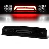 For 09-17 Dodge RAM Truck 3D LED Bar 3rd Third Tail Brake Light Rear Cargo Lamp (Black/Smoked)