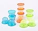 Mindable Small Lunch Box Plastic Food Containers for Kids, 12-pack 6 ounces, BPA-Free, with Lids - Good for Bento Boxes Meal Prep Portion Control Snacks Slime Protein Sauce - Stackable Freezer Safe