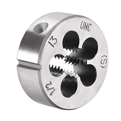 uxcell 1/2"-13 UNC Round Die, Machine Thread Right