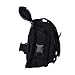 YUMQUA Tactical Drop Leg Pouch, Multi-purpose Bag Military Canvas Drop Leg Bag Motorcycle Thigh Bag Pouch Tool Bag for Outdoor Hiking Cycling Working -Black