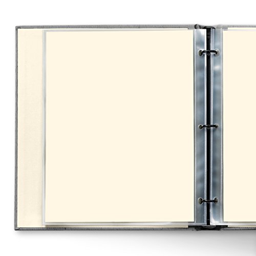Leather Presentation Binder 1.25" with Window and Hubbed Spine by