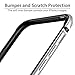 ESR iPhone X Bumper Case, Metal iPhone Frame Armor with Soft Inner Bumper[No Signal Blocking][Raised Edge Protection] for iPhone X(Silver)