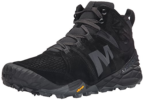Merrell Men's All Out Terra Turf Mid Boot, Black, 7.5 M US