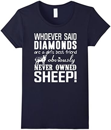Women's Sheep Shirt - Sheep Tee Shirts Small Navy