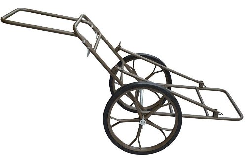 TMS 500lb Deer Cart Game Hauler Utility Hunting Accessories Gear Dolly Cart w/Straps